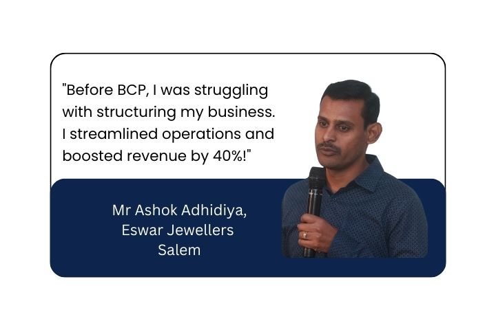 Mr Ashok Adhidiya, Eswar Jewellers, Salem